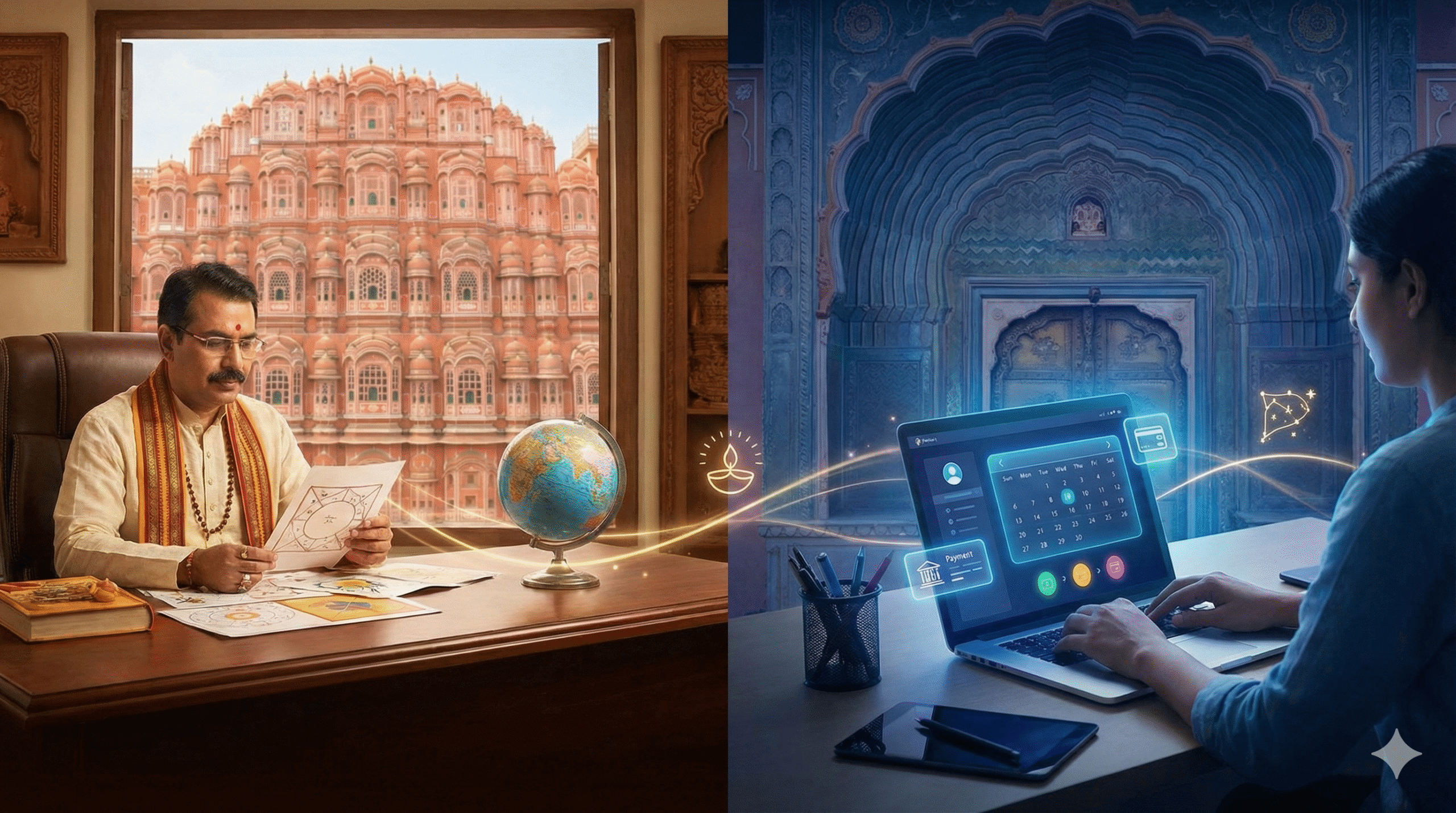 How Does Astrology Consultancy in Jaipur Work with Online Puja Booking Services