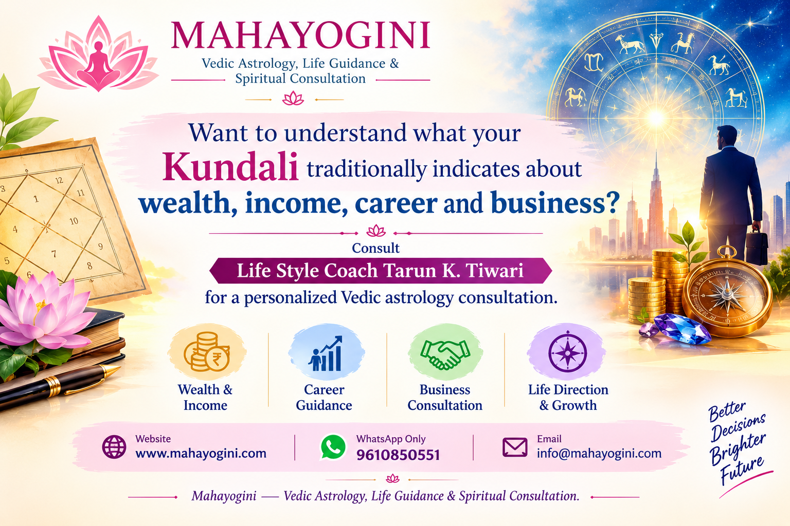 Kundali for Financial Success: The Houses of Wealth